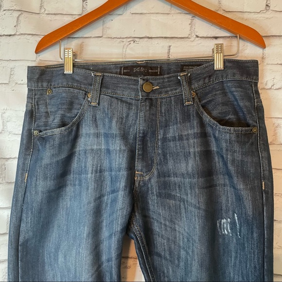PD&C Distressed Denim Men's Jeans - Picture 6 of 7